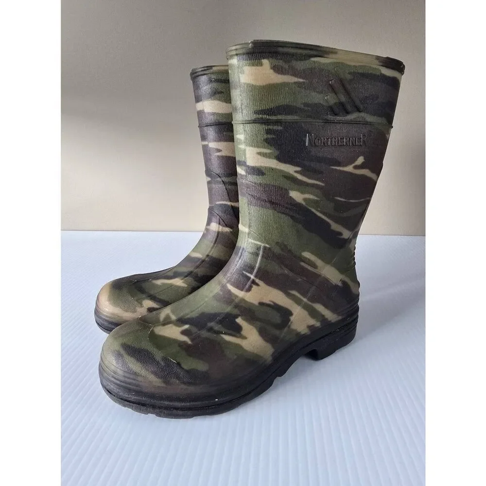 Northerner Rainboots Kids Sz 12 Camo
